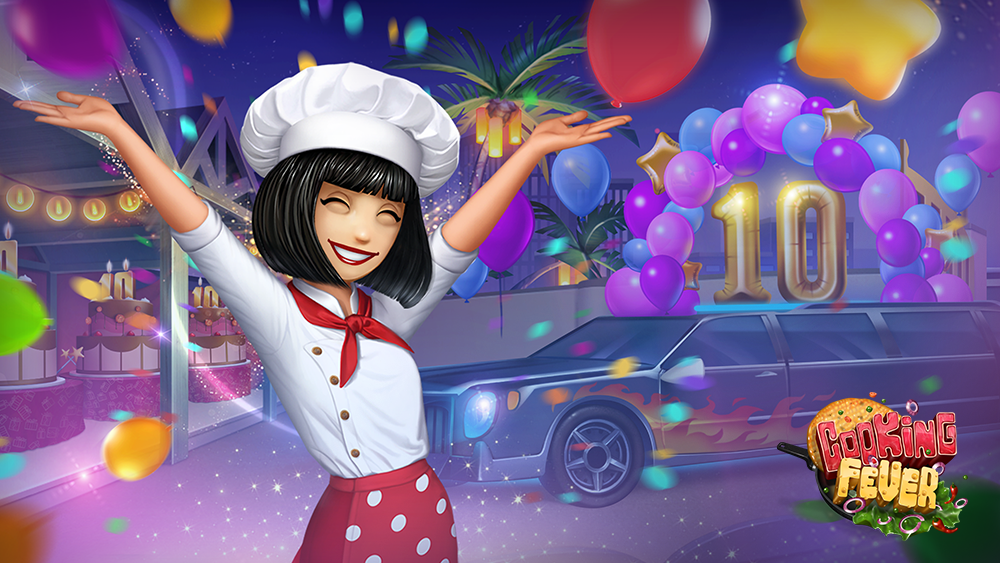 Cooking Fever celebra il suo 10º anniversario e tenta di battere un Guinness World Record molto particolare